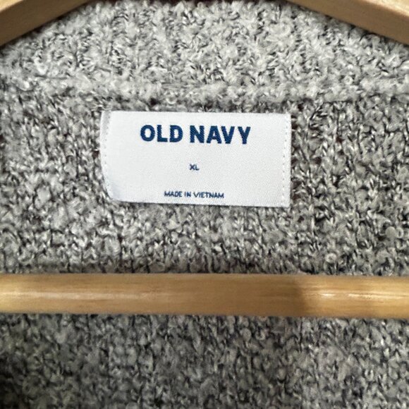Old Navy Boucle Sweater Light Gray XL - Picture 4 of 5